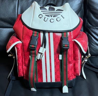 GUCCI GGパターン リュック・バックパック レッド