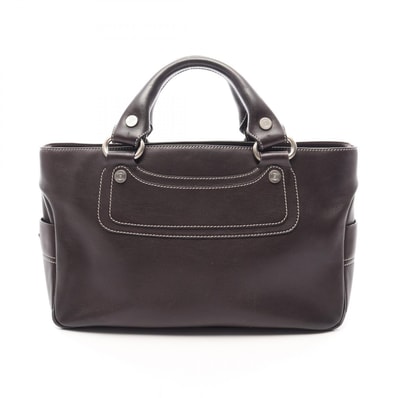 セリーヌ CELINE ブギーバッグ ハンドバッグ バッグ レザー レディース ブラウン系 【中古】