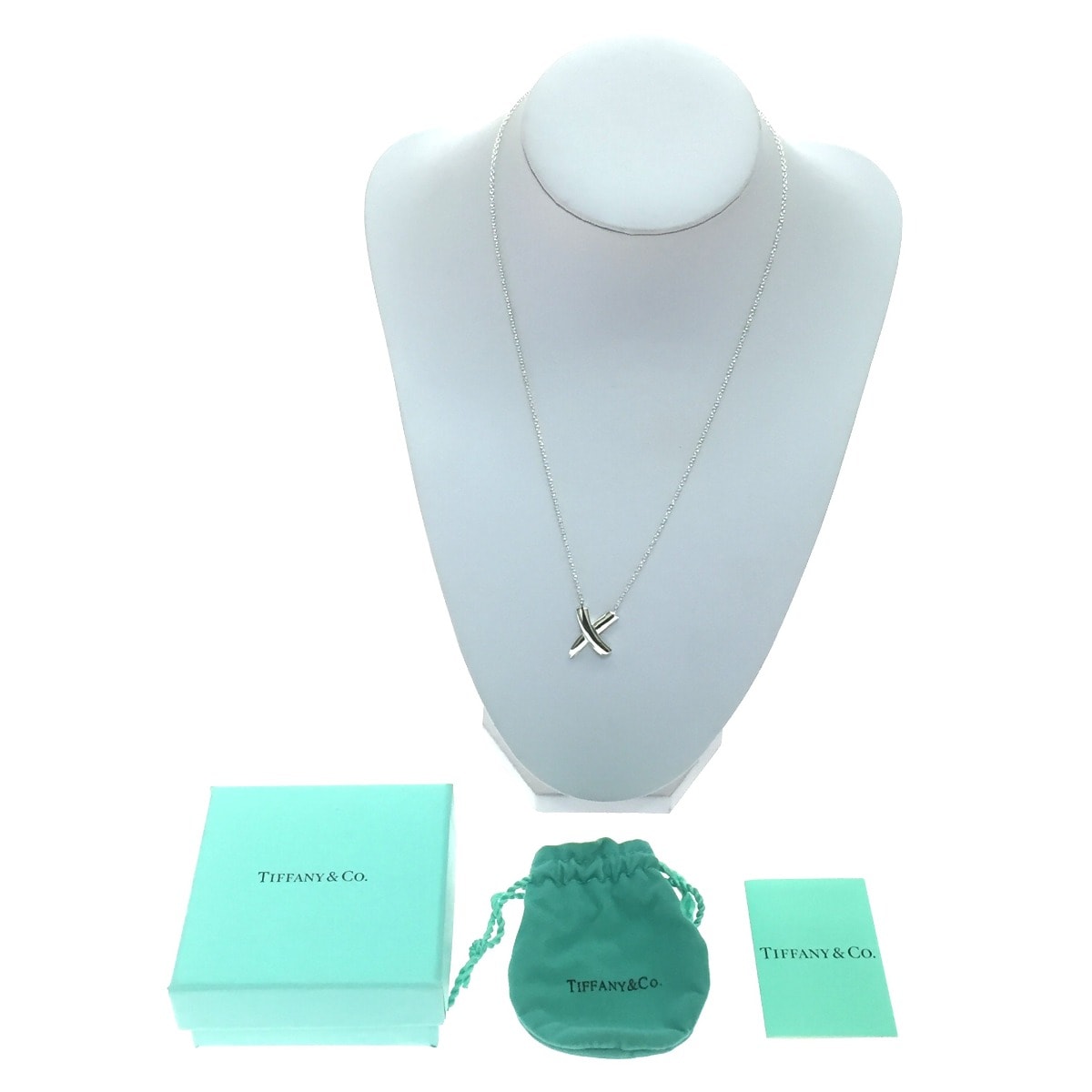 Tiffany & Co. ティファニー ネックレス SV 42cm キス/パロマピカソ