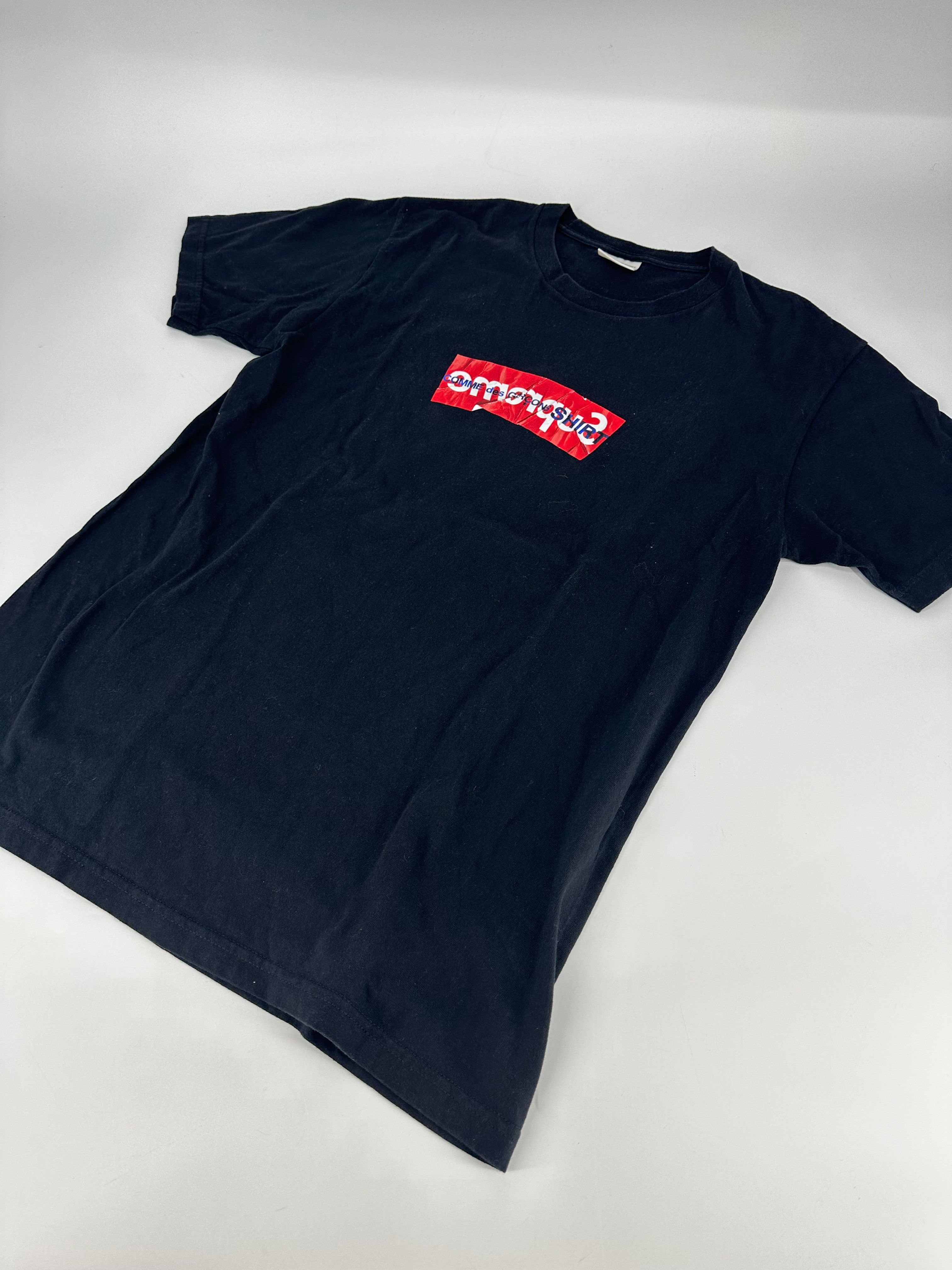 Supreme COMME des GARCONS SHIRT Box Logo Tee "Black"