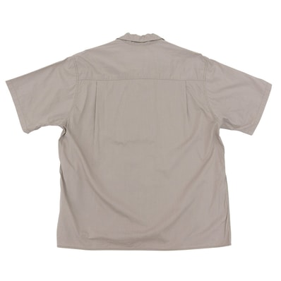 シオタ 美品 Open Collar Short Sleeve Shirt トップス レディース グレー 3 SHLM-112-CR 3