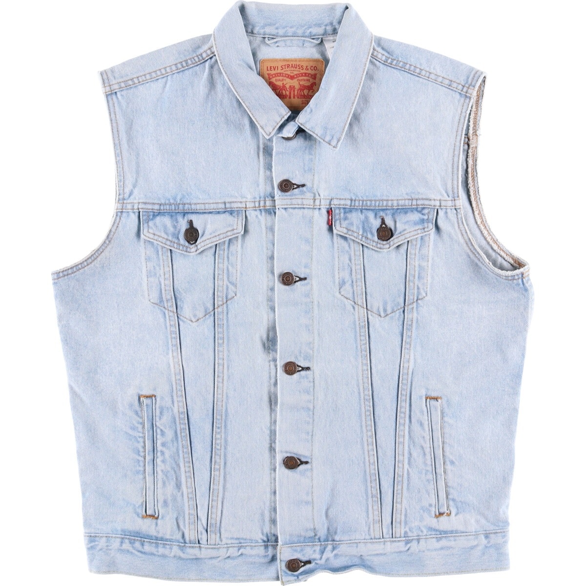 古着 リーバイス Levi's デニムベスト メンズL相当 ヴィンテージ/eaa559294