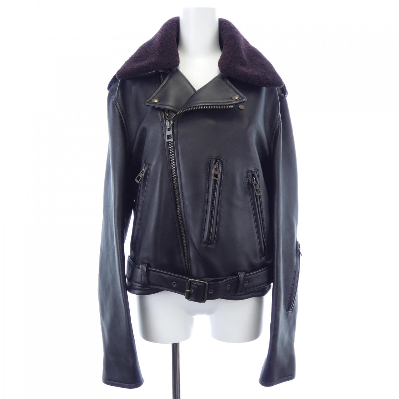 ロエベ LOEWE H526Y34L26 レザーライダースジャケット