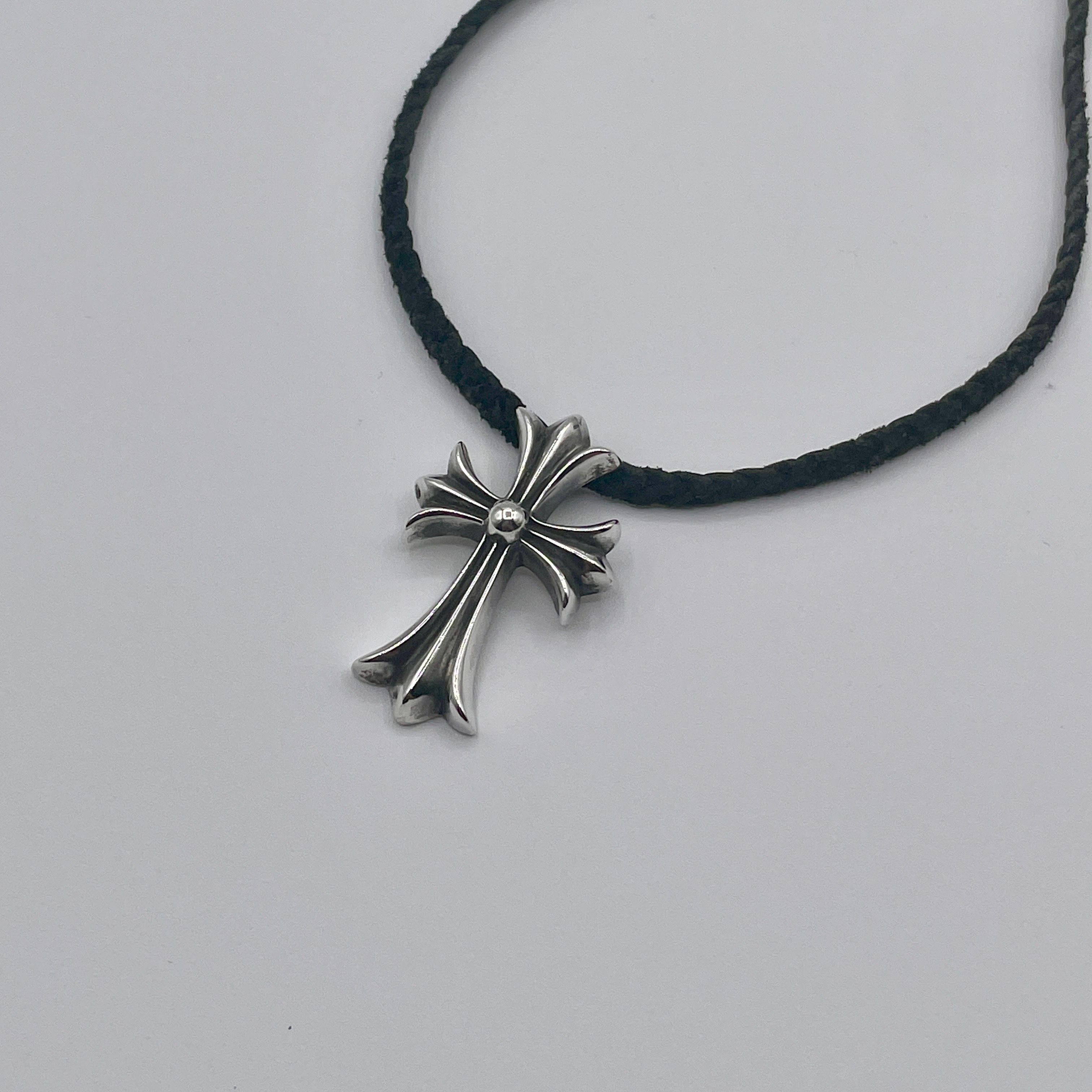 Chrome Hearts Small CH Cross Pendant "Silver"