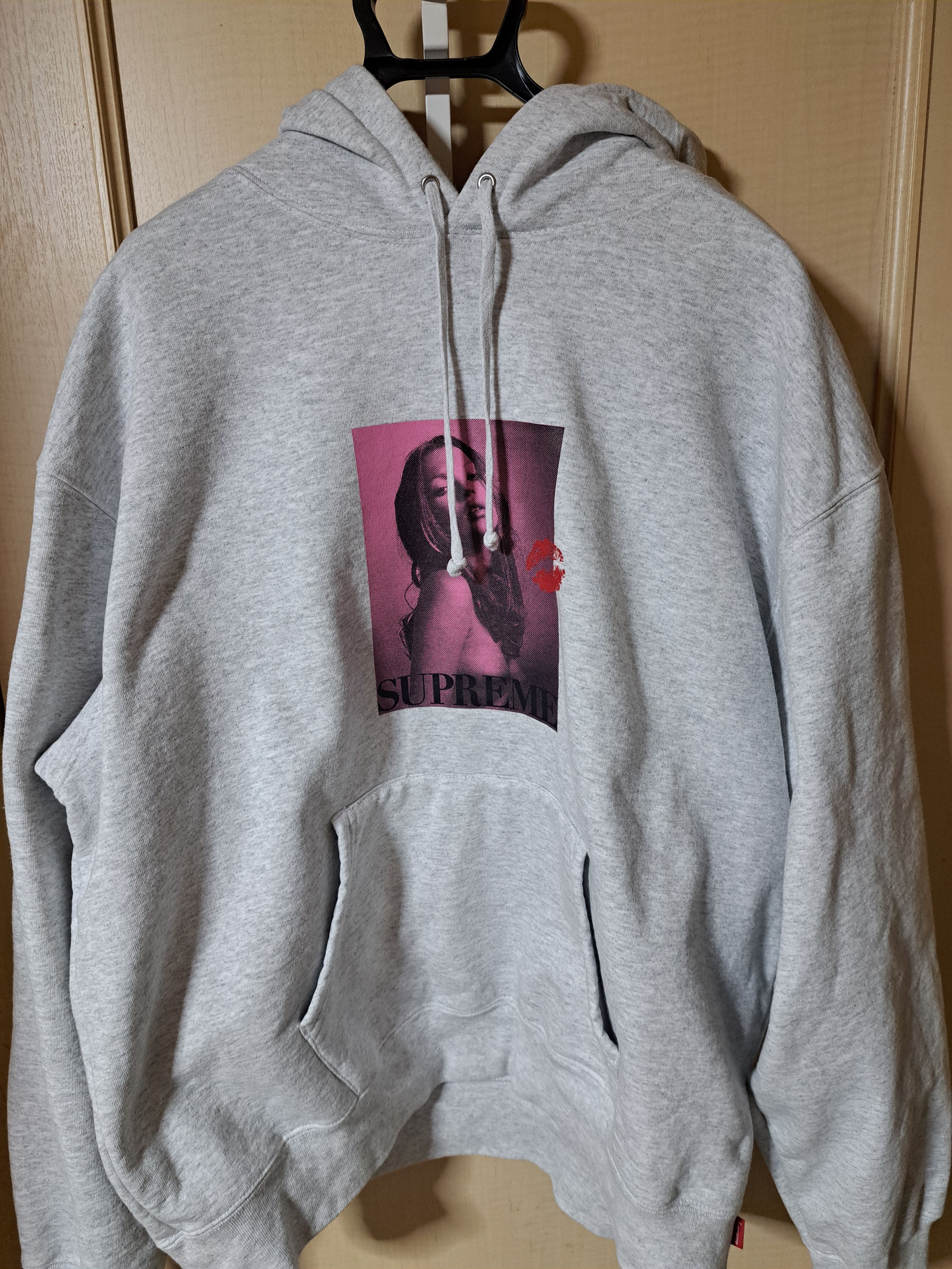 Supreme Kate Moss Hooded Sweatshirt "Ash Grey"
