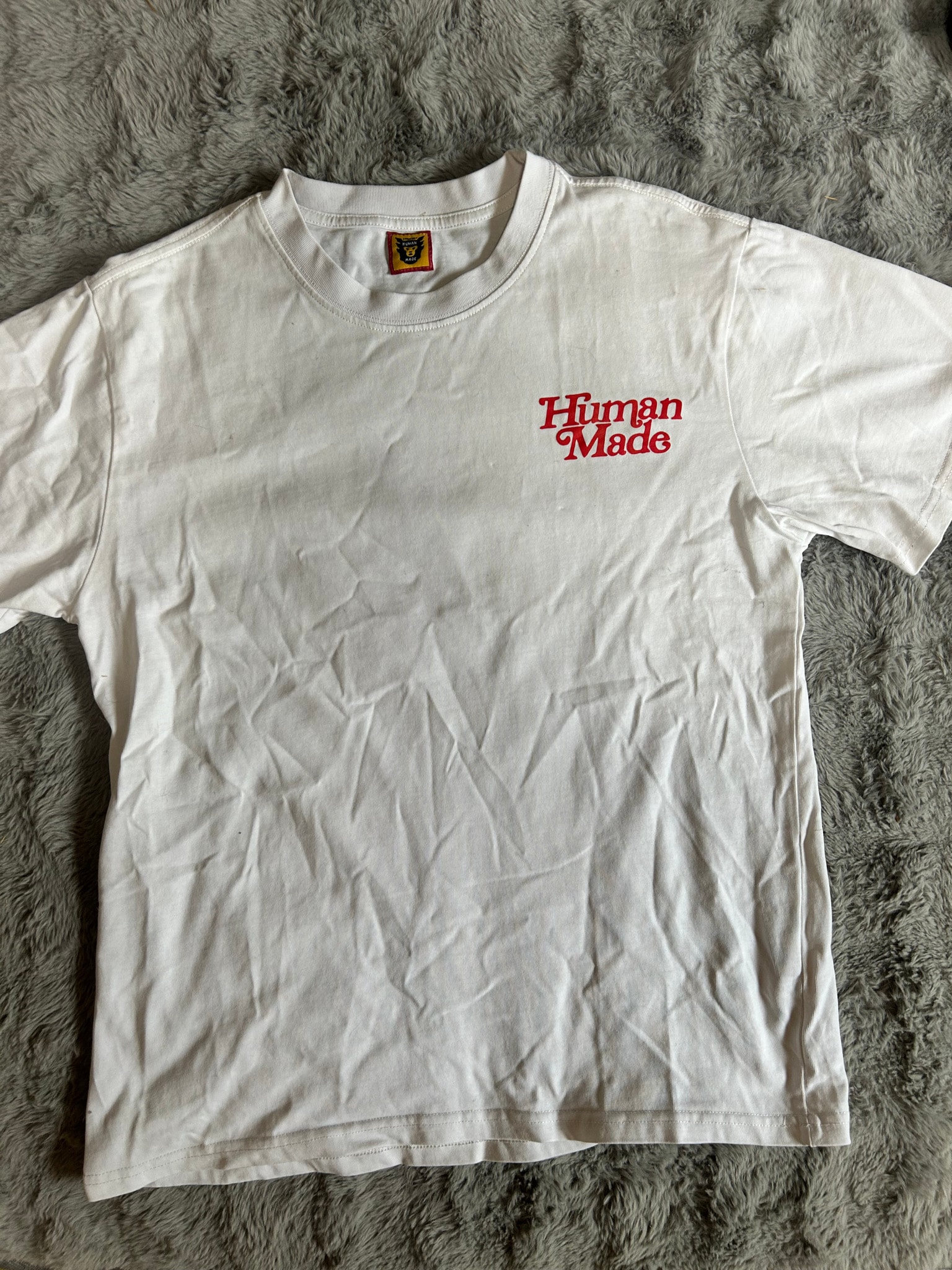 HUMAN MADE Girls Don ’t Cry T-shirt "White" / VERDY