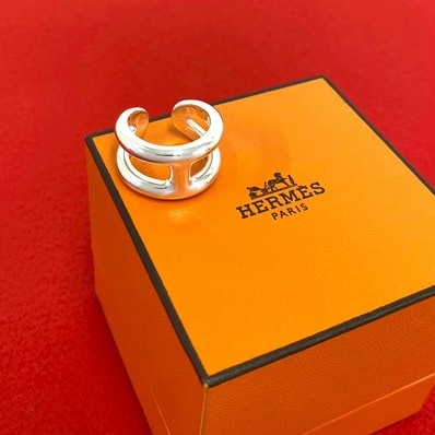 HERMES エルメス オスモズ PM リング シルバー925 リング・指輪 12.5号 シルバー
36350