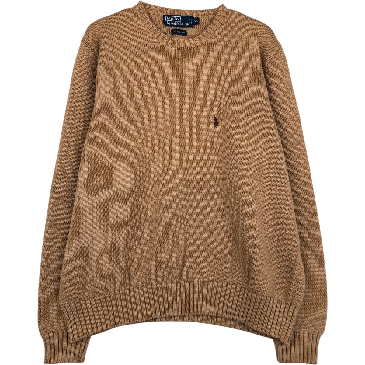 古着 ラルフローレン Ralph Lauren POLO by Ralph Lauren コットンニットセーター メンズXL相当/eaa617952