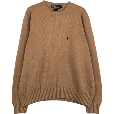 古着 ラルフローレン Ralph Lauren POLO by Ralph Lauren コットンニットセーター メンズXL相当/eaa617952
