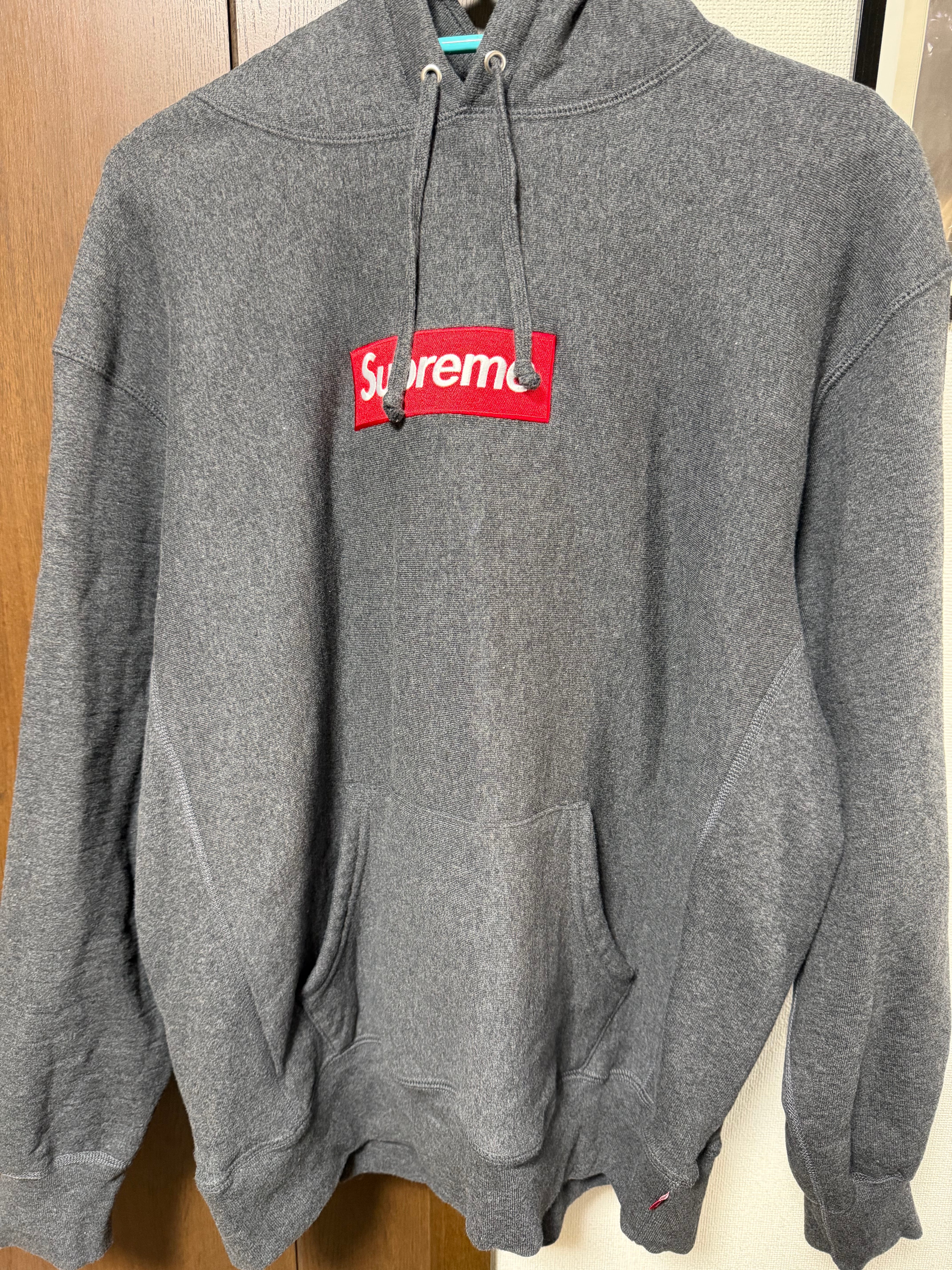 Supreme Box Logo Hooded Sweatshirt "Charcoal" (21FW)