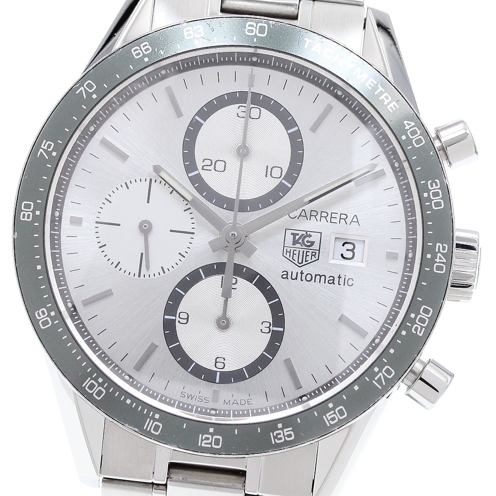 ★保 タグホイヤー カレラ クロノグラフ CV2011 メンズ 【中古】