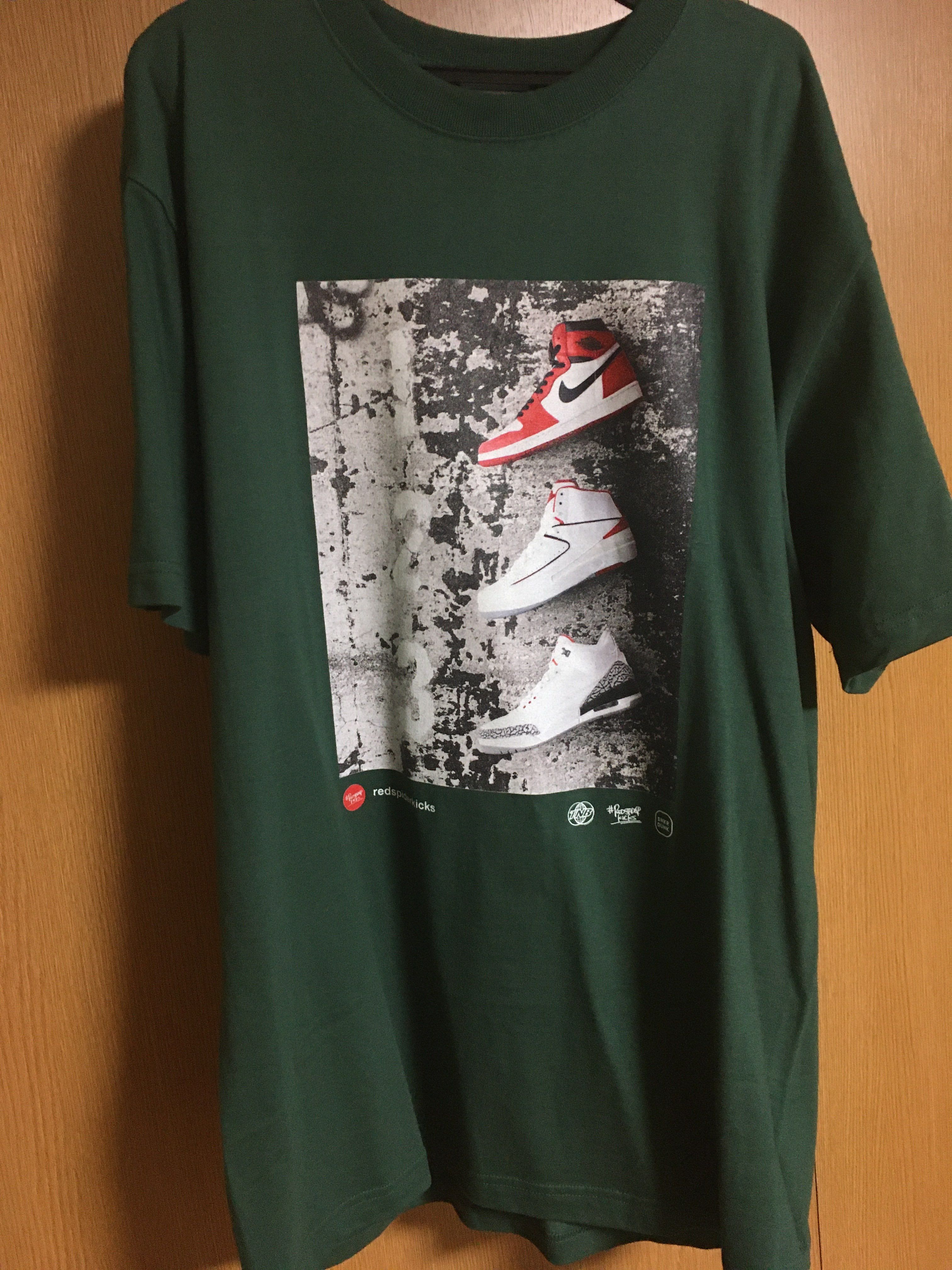 SNKRDUNK × THE NETWORK BUSINESS × RED SPIDER KICKS Tee AIR JORDAN "GREEN"
