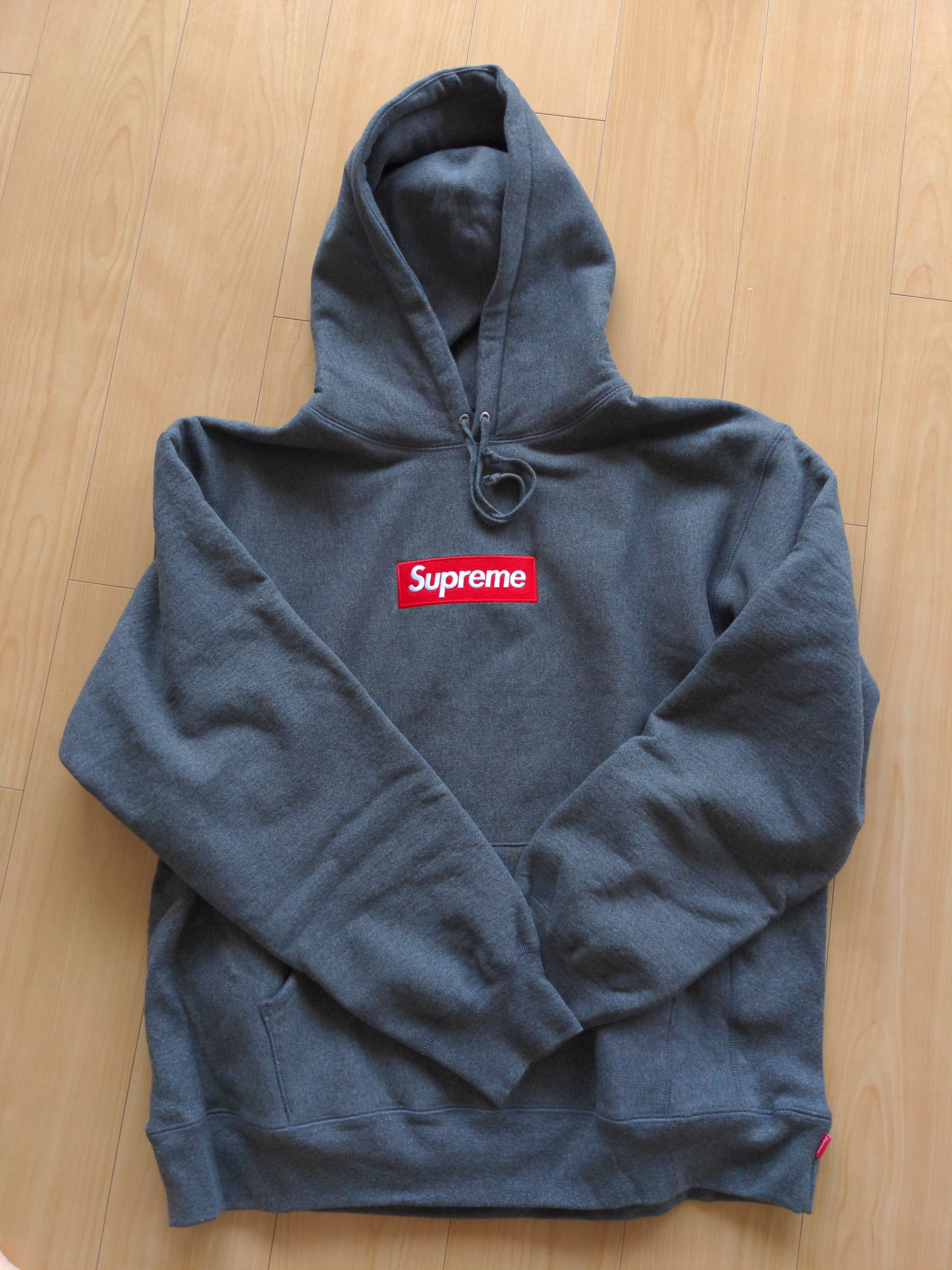Supreme Box Logo Hooded Sweatshirt "Charcoal" (21FW)