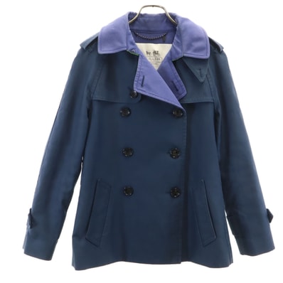 COACH コーチ トレンチ ジャケット S ネイビー