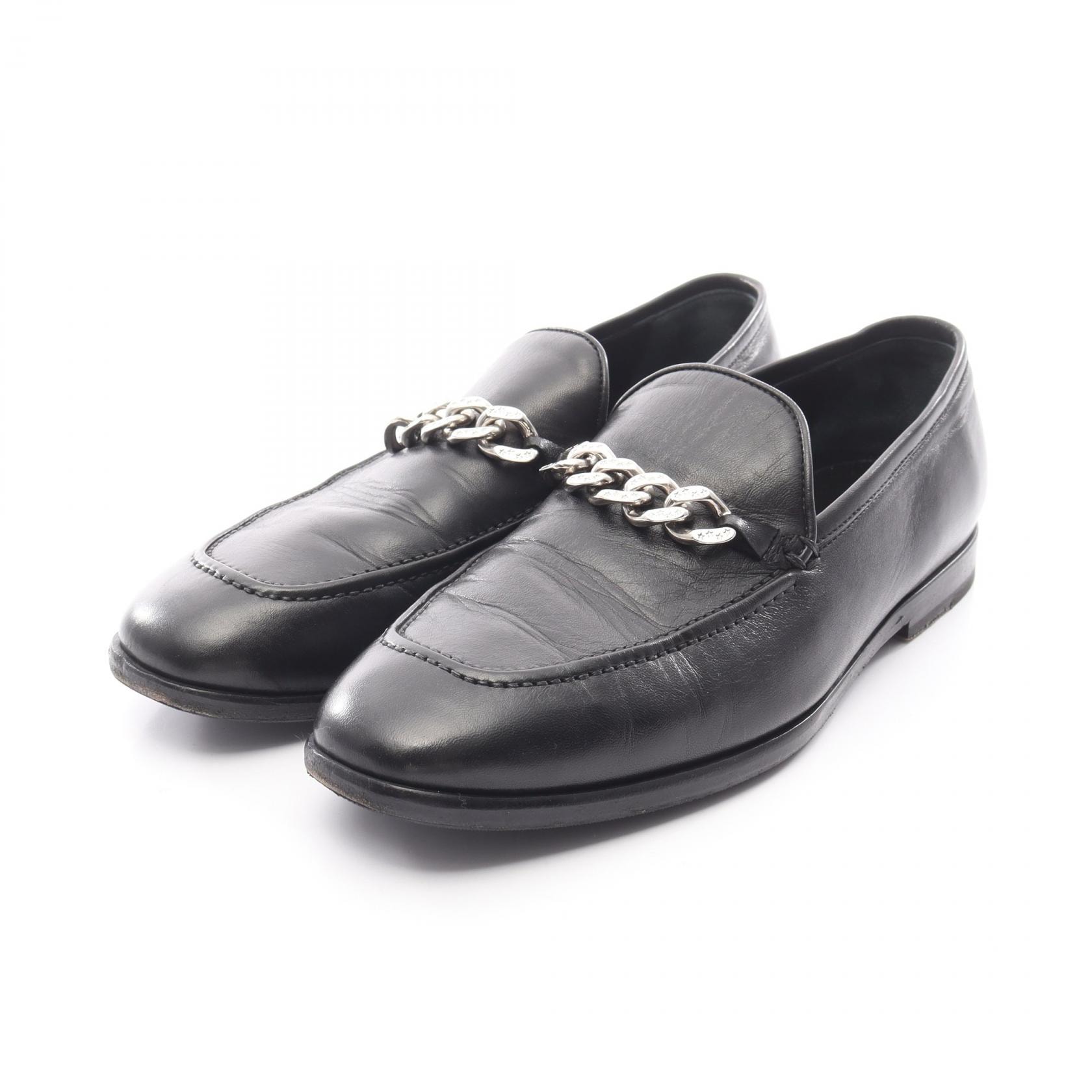 ジミーチュウ JIMMY CHOO ローファー 靴 レザー メンズ ブラック系 【中古】