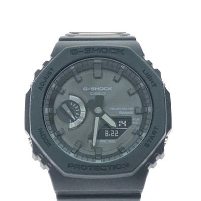 CASIO カシオ メンズ腕時計 クオーツ タフソーラー デジアナ G-SHOCK Gショック スマートフォンリンク GA-B2100 ブラック