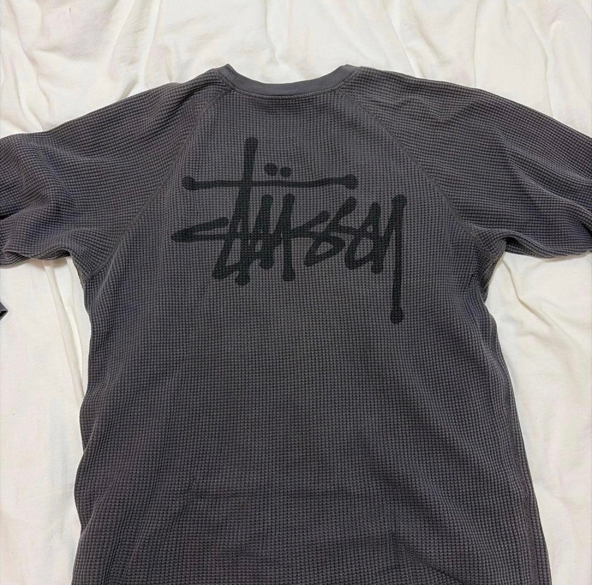 Stussy Basic Stussy Thermal "Washed Black"