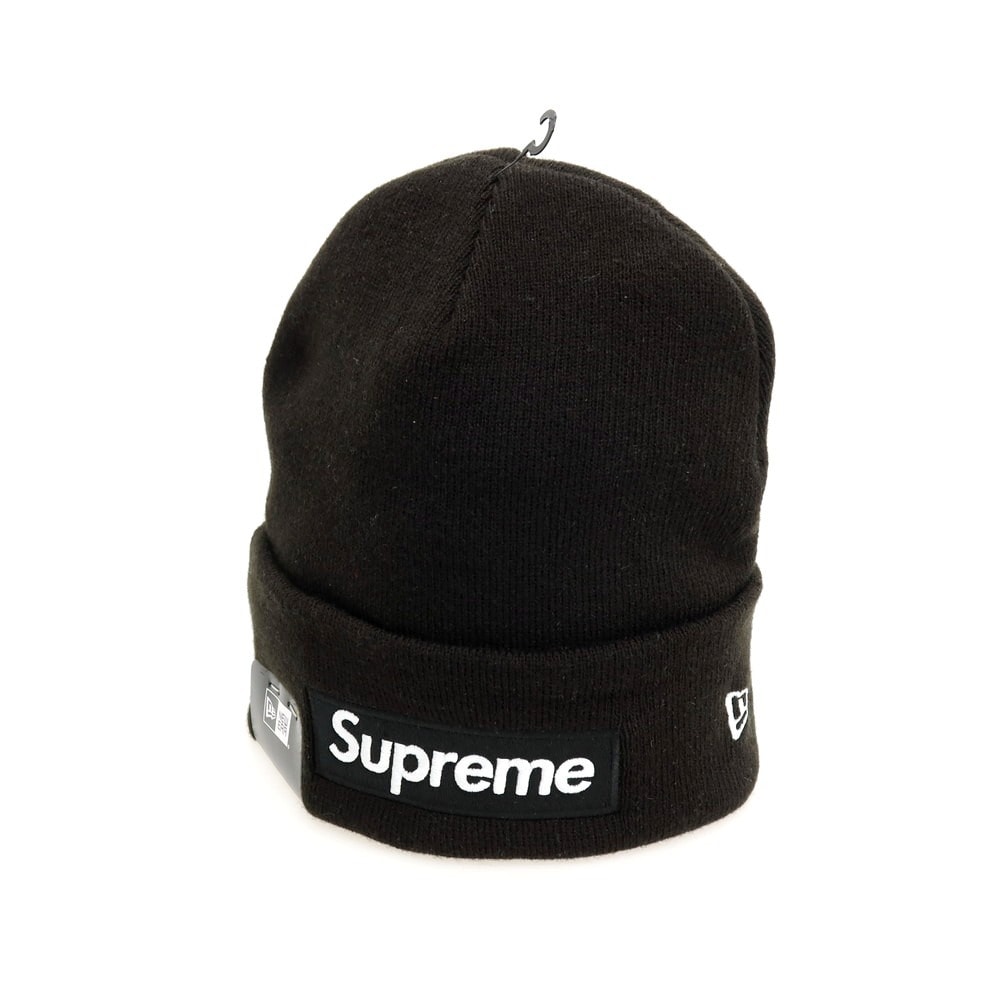 【中古】シュプリーム Supreme 2025年秋冬 New Era Box Logo Beanie ニットキャップ 帽子 ブラック【サイズONE SIZE】【メンズ】