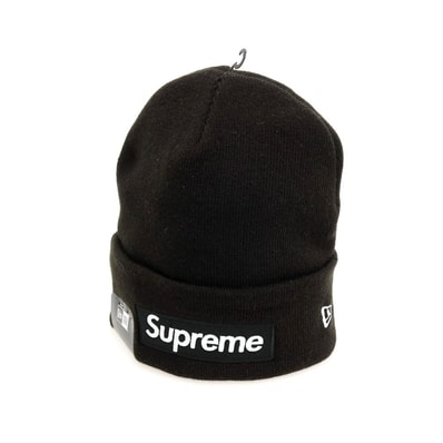 【中古】シュプリーム Supreme 2025年秋冬 New Era Box Logo Beanie ニットキャップ 帽子 ブラック【サイズONE SIZE】【メンズ】