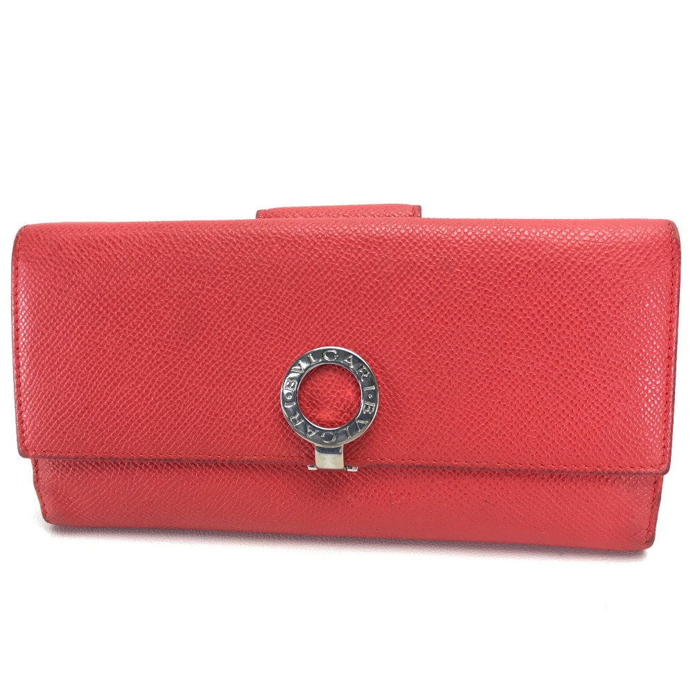 ブルガリ BVLGARI ブルガリブルガリ 33744 2つ折り長財布 長財布 レザー レッド
