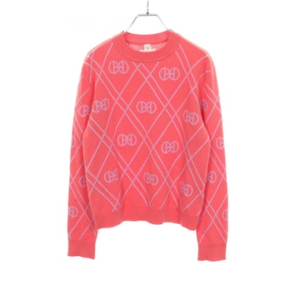 エルメス HERMES Hロンド クルーネック ニット 衣料品 トップス カシミヤ レディース レッド系 / パープル系 2E2632DT 【中古】