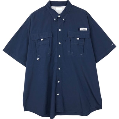 古着 コロンビア Columbia PFG OMNI-SHADE オムニシェイド ボタンダウン 半袖 フィッシングシャツ メンズXL相当/eaa658099