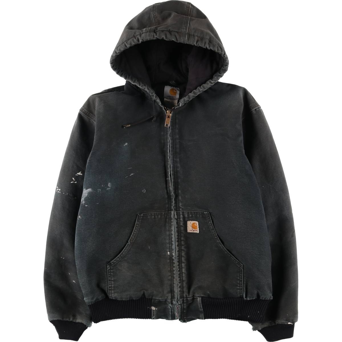古着 00年代 カーハート Carhartt アクティブジャケット 中綿入り ダックフルジップパーカー メンズM相当/eaa617648
