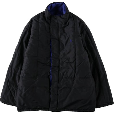 訳あり特価 古着 ラルフローレン Ralph Lauren POLO by Ralph Lauren リバーシブル ダウンジャケット メンズL相当/eaa569894