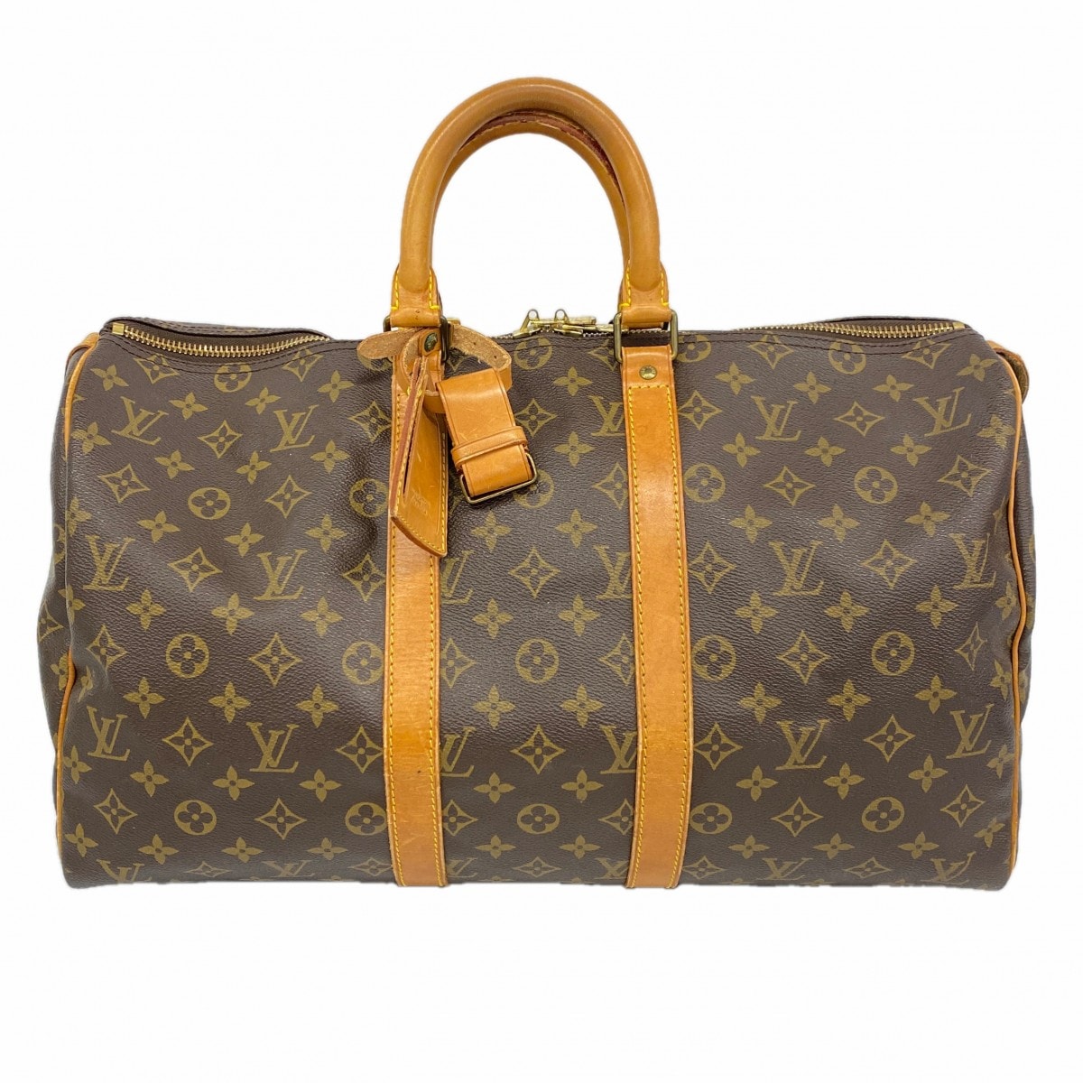 【6dc3402】ルイヴィトン ボストンバッグ モノグラム キーポル45 M41428 ブラウン【中古】メンズ レディース ユニセックス