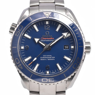 オメガ OMEGA 232.90.46.21.03.001 シーマスター プラネットオーシャン 600M 自動巻き メンズ 良品 保証書付き 腕時計 J#150548
