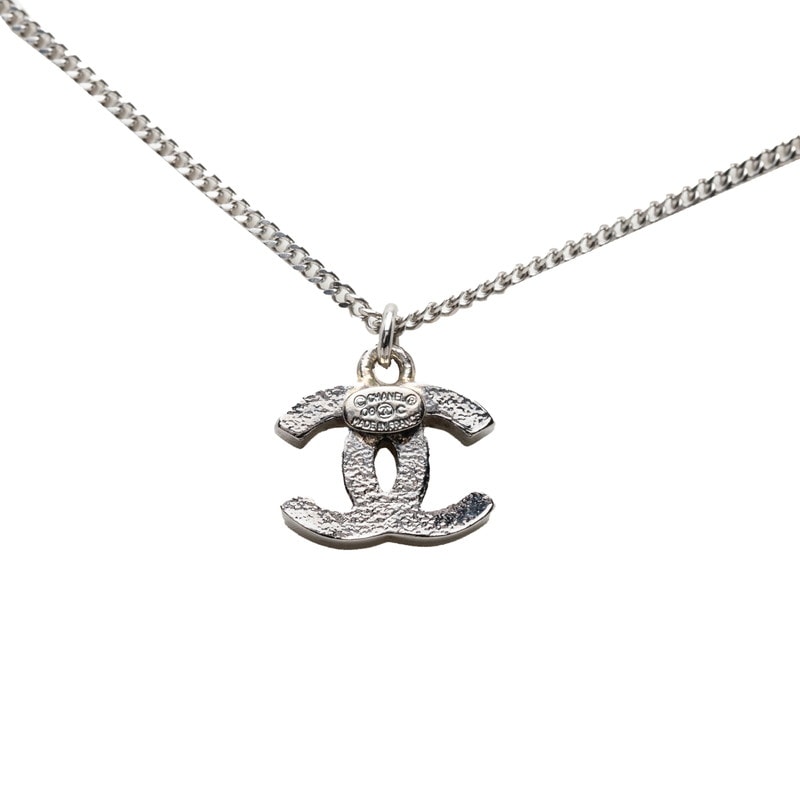 シャネル ココマーク ネックレス シルバー メタル レディース CHANEL 【中古】