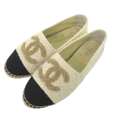 シャネル ココマーク マトラッセ エスパドリーユ G39028