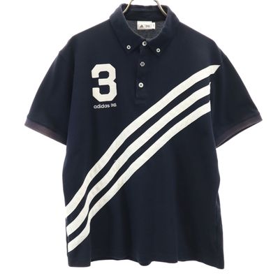 adidas ゴルフ 半袖 ボタンダウン ポロシャツ
