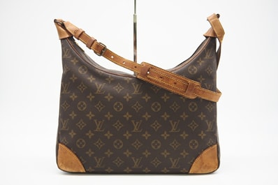LOUIS VUITTON ルイ・ヴィトン モノグラム ブローニュ35 M51260 ショルダーバッグ ブラウン コーティングキャンバス レディース