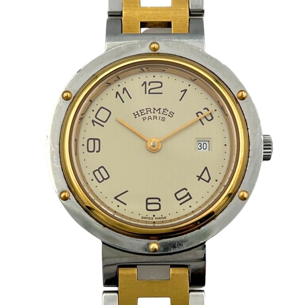 HERMES エルメス クリッパー クォーツ レディース 腕時計 C1431