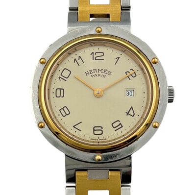 HERMES エルメス クリッパー クォーツ レディース 腕時計 C1431