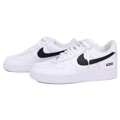 ナイキ ×Supreme CU9225-102 Nike Air Force 1 Low White/Black 27cm