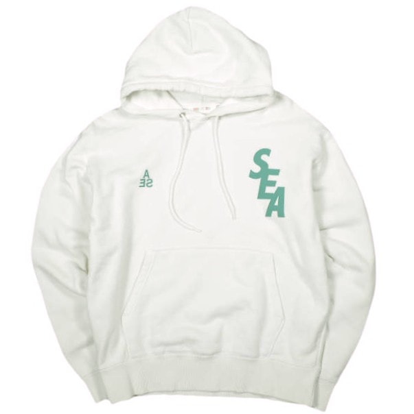 WIND AND SEA ウィンダンシー Y&S WDS Custom Hoodie 裏毛 スウェットプルオーバーパーカー WDS-Y&S-01 S WHITE トップス g26754