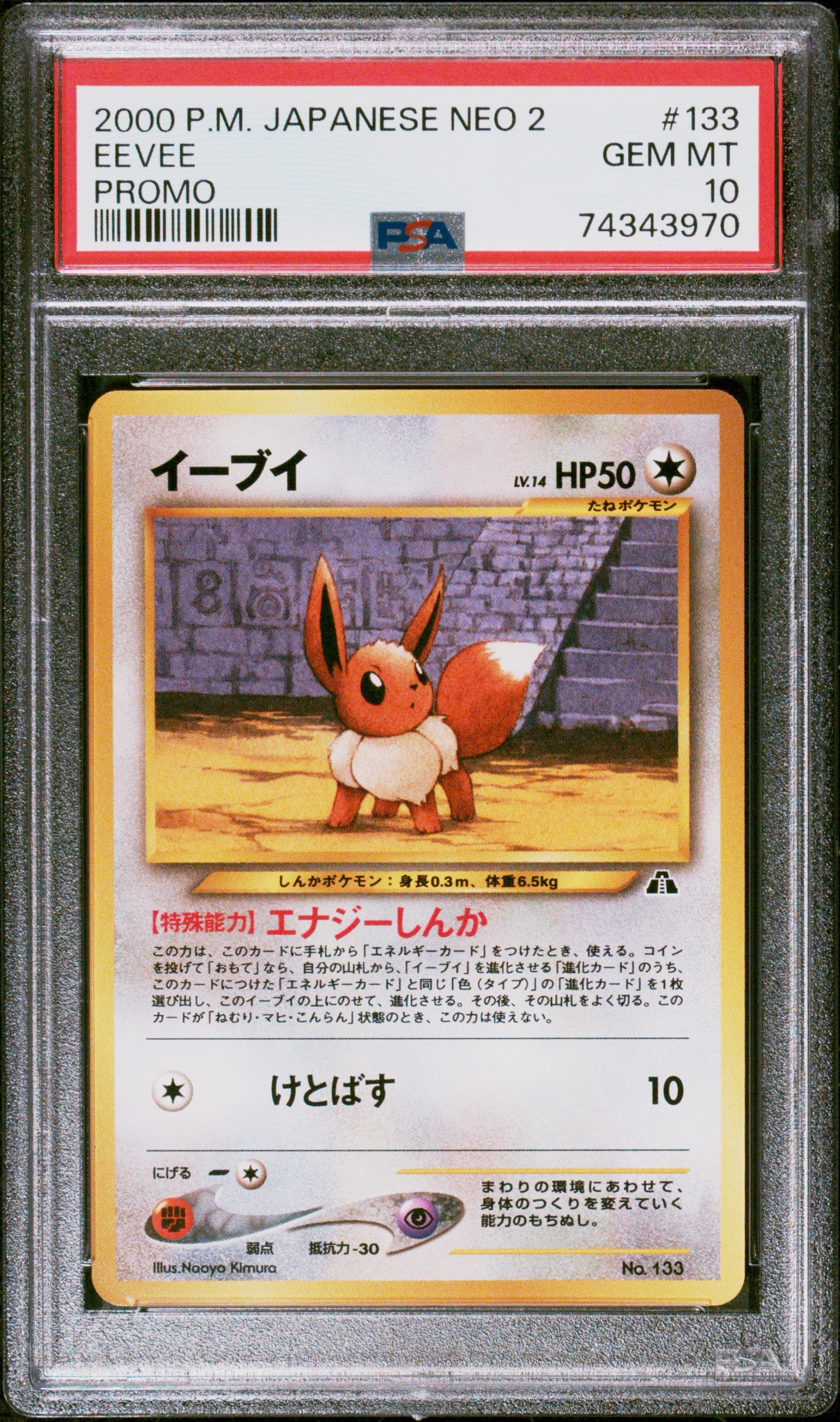 イーブイプレミアムファイル2: 旧裏[neoP2 No.133](プレミアムファイル2)