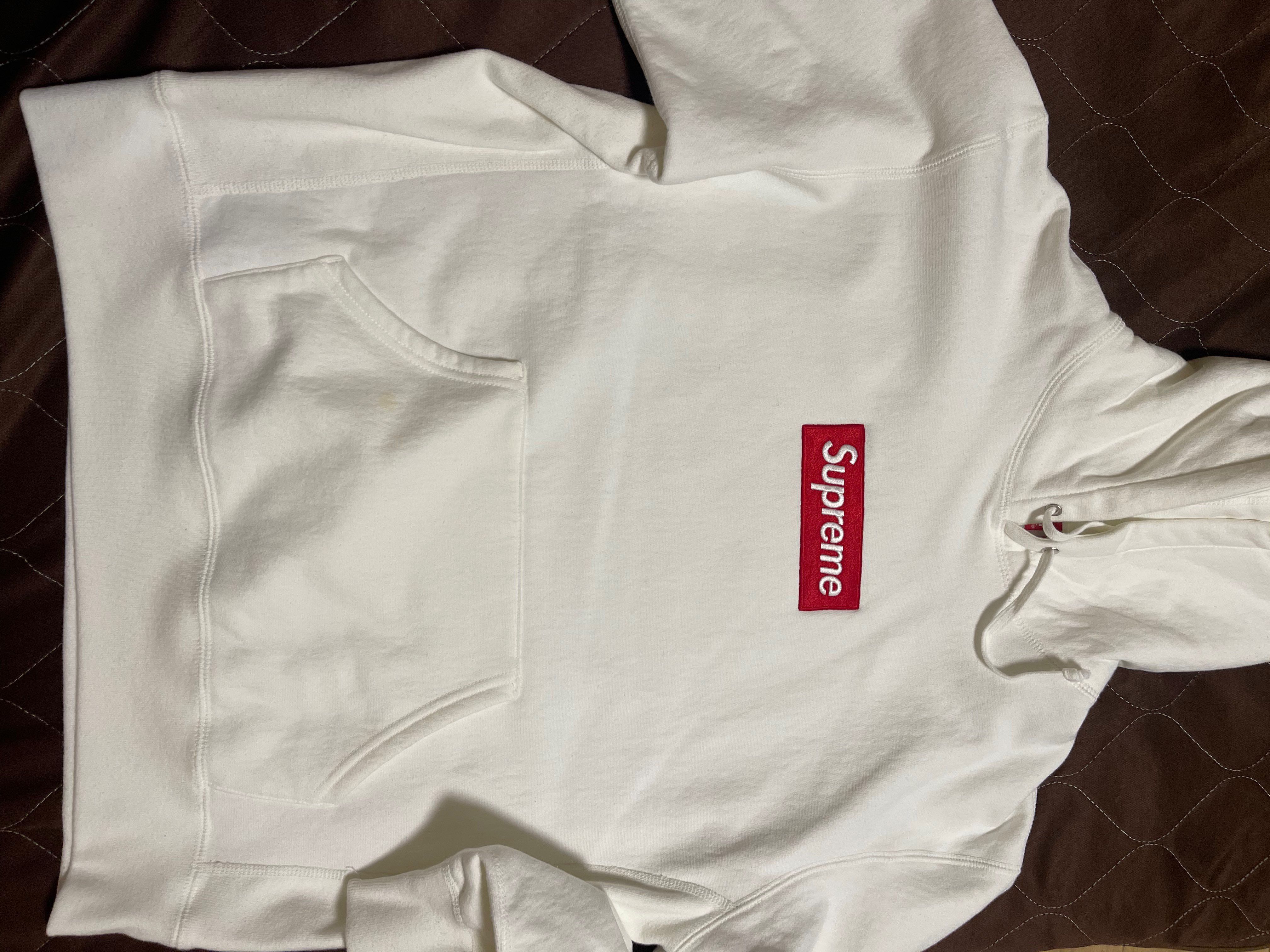 Supreme Box Logo Hooded Sweatshirt "White" (21FW)