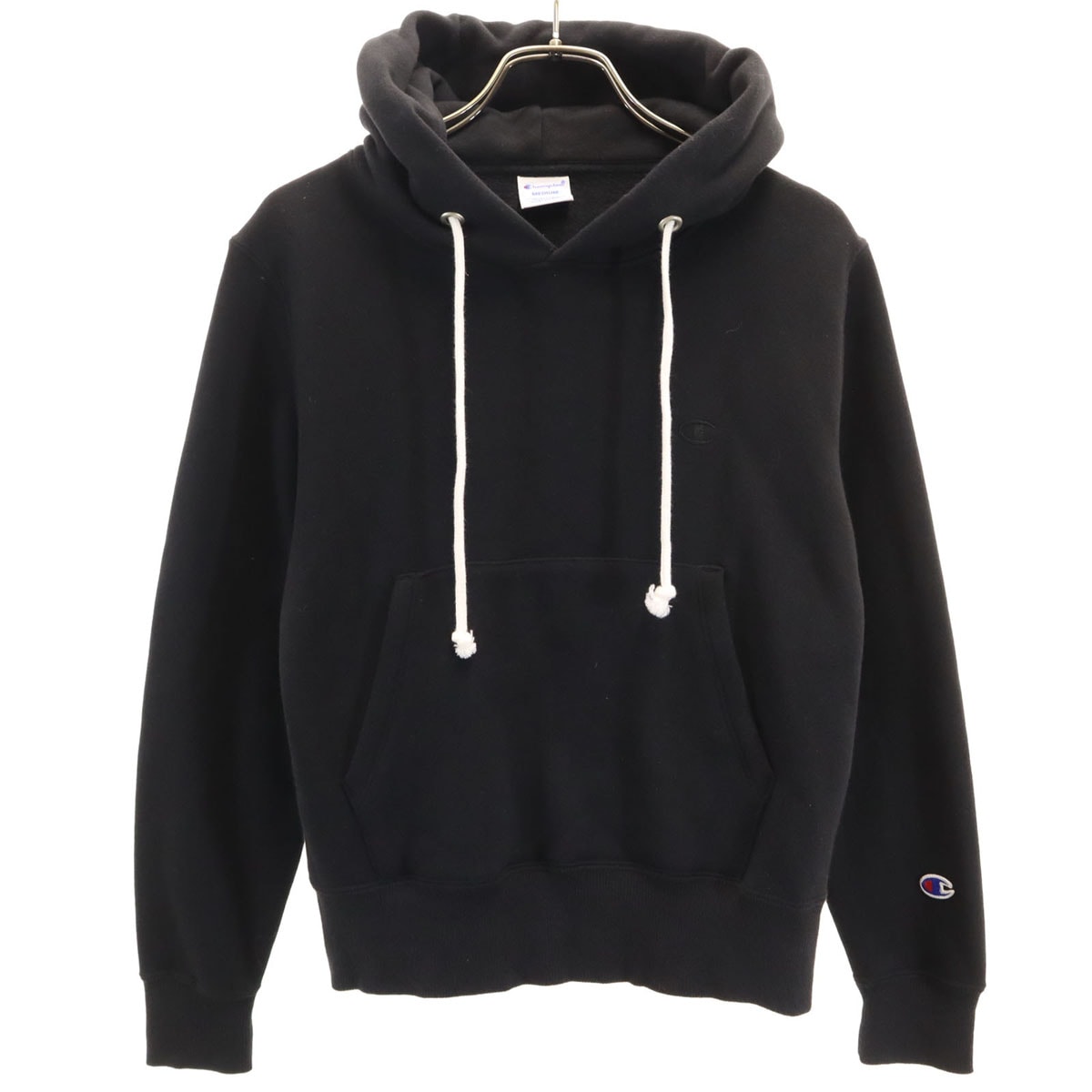 Champion チャンピオン 長袖 スウェットパーカー M ブラック 裏起毛