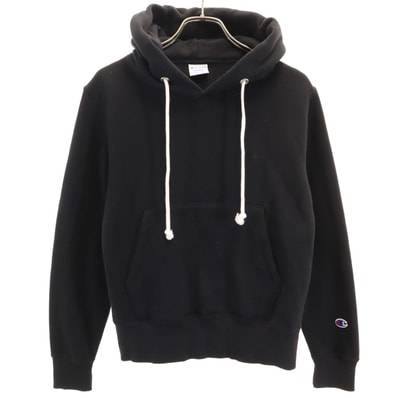 Champion チャンピオン 長袖 スウェットパーカー M ブラック 裏起毛