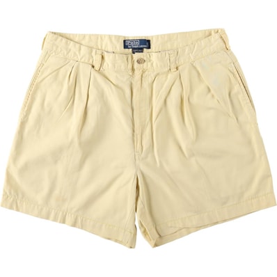 古着 ラルフローレン Ralph Lauren POLO by Ralph Lauren ANDREW SHORT ツータック チノショーツ ショートパンツ メンズw36相当/eaa668397
