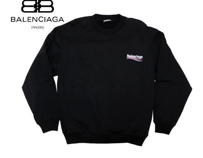 BALENCIAGA Political Campaign Sweatshirt "Black"