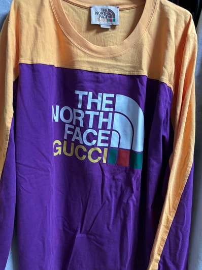 Gucci x The North Face Sweatshirt "Yellow Purple"