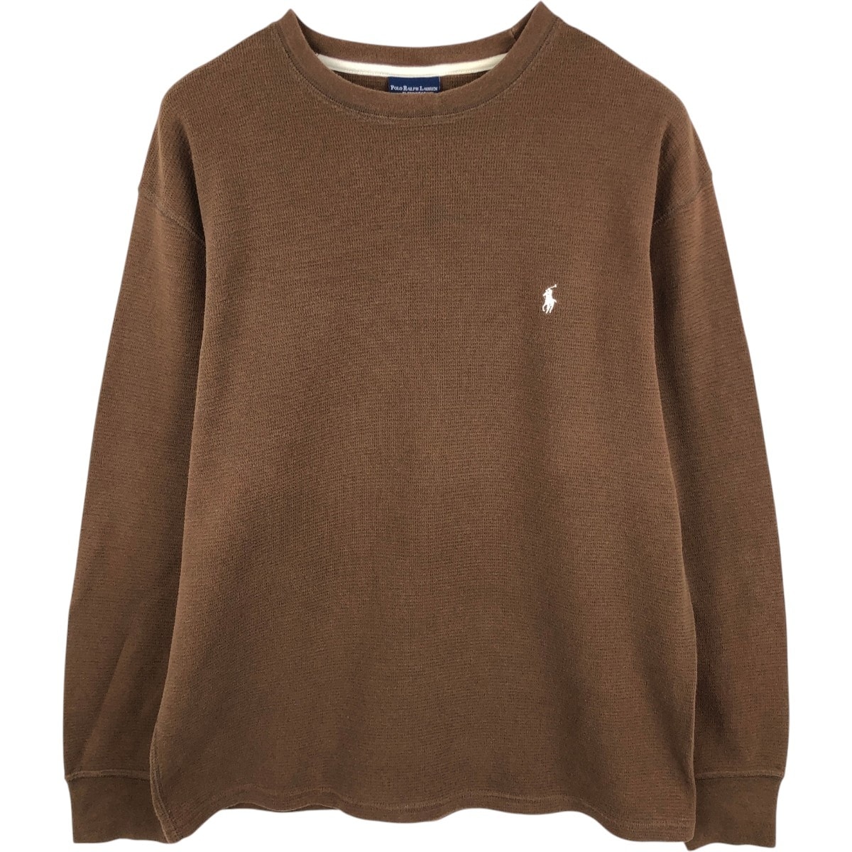 古着 ラルフローレン Ralph Lauren POLO RALPH LAUREN SLEEPWEAR サーマルロンT ワッフル メンズL相当/eaa684465