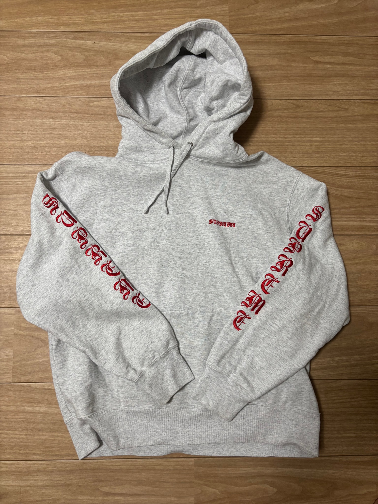 Supreme Peace Hooded Sweatshirt "Grey"