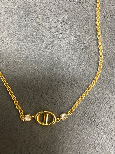 CD NAVY ネックレス