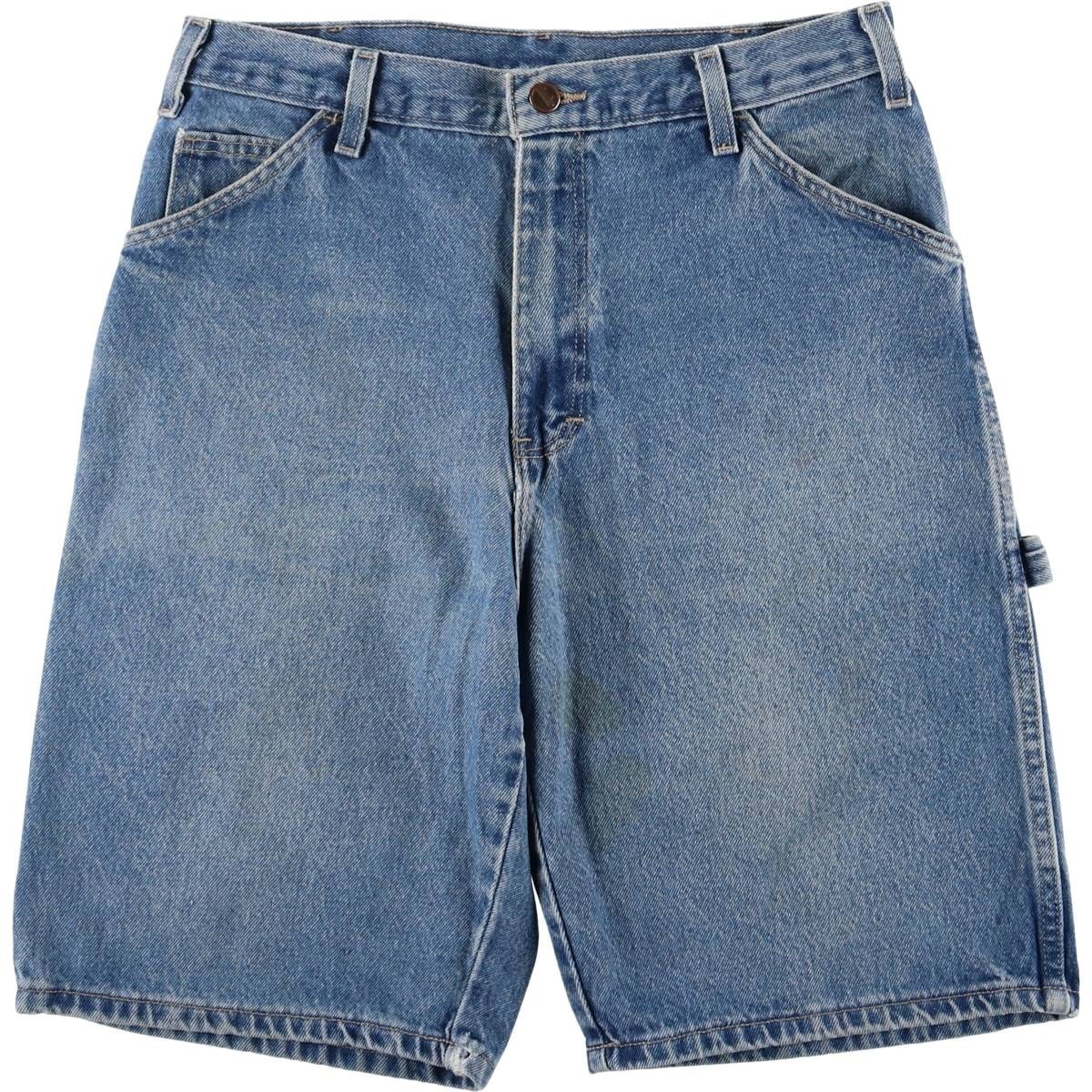 古着 ディッキーズ Dickies Relaxed Fit デニムペインターショーツ ハーフパンツ メンズw32相当/eaa579997