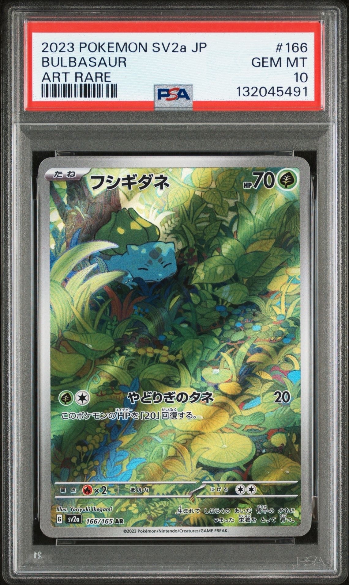 フシギダネ AR[SV2a 166/165](強化拡張パック「ポケモンカード151」)
